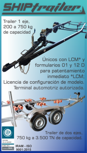 Trailer doble eje c/ frenos x 4 - hasta 2 TN y 6,5 mts eslora - patentable - Imagen 10